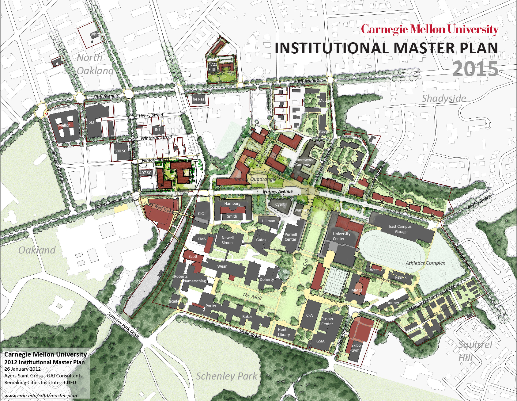 Rendering of Institutional Master Plan
